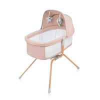 REISEBETT Malin Evo Beige, Naturfarben, Weiß  - Beige/Naturfarben, Basics, Kunststoff (107/63/93cm) - Lionelo
