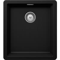 SPÜLE GREN100SUPUR  - Schwarz, Basics, Stein (40,6/45,6cm) - Schock