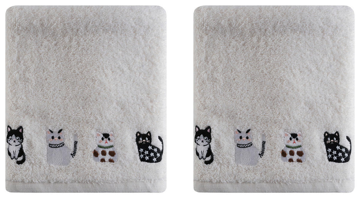 FROTTÍR TÖRÖLKÖZŐ SZETT 40/60 cm ekrü  - ekrü, Design, textil (40/60cm) - Esposa