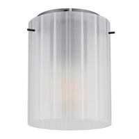 TAKLAMPA TULIVAR 18/23 cm  - mörkgrå, Basics, metall/glas (18/23cm) - Globo