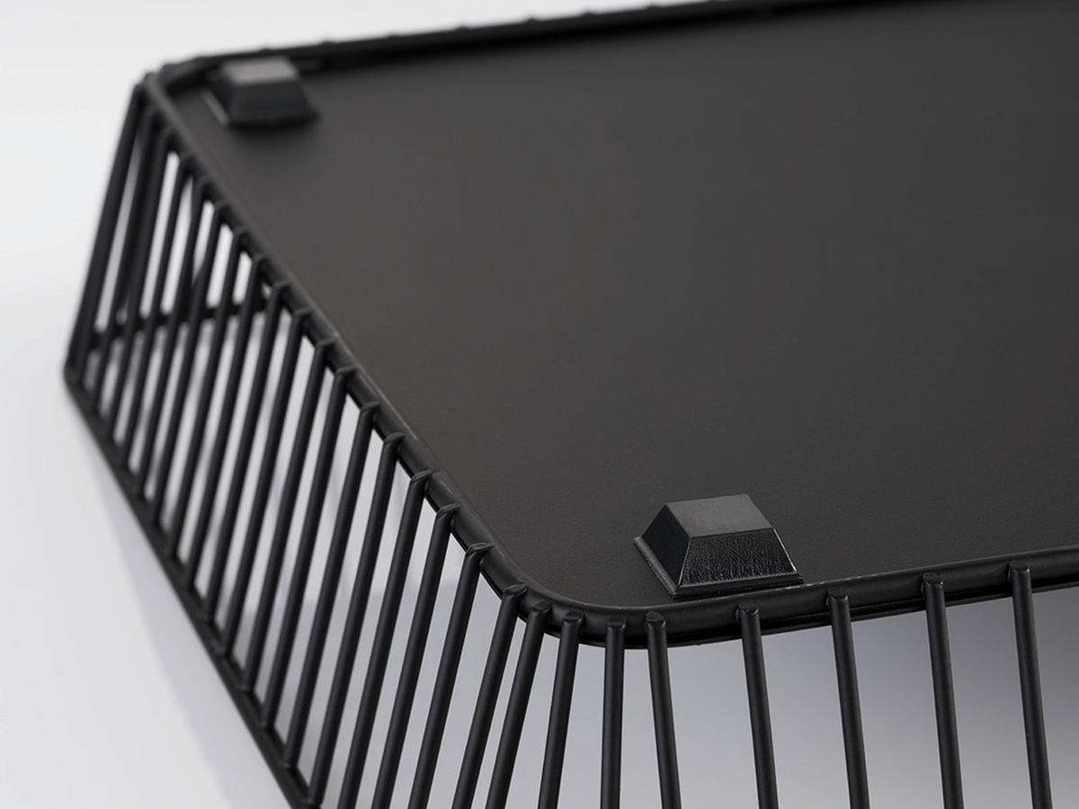 KORB  - Schwarz, Basics, Metall (53/32,5/7cm)