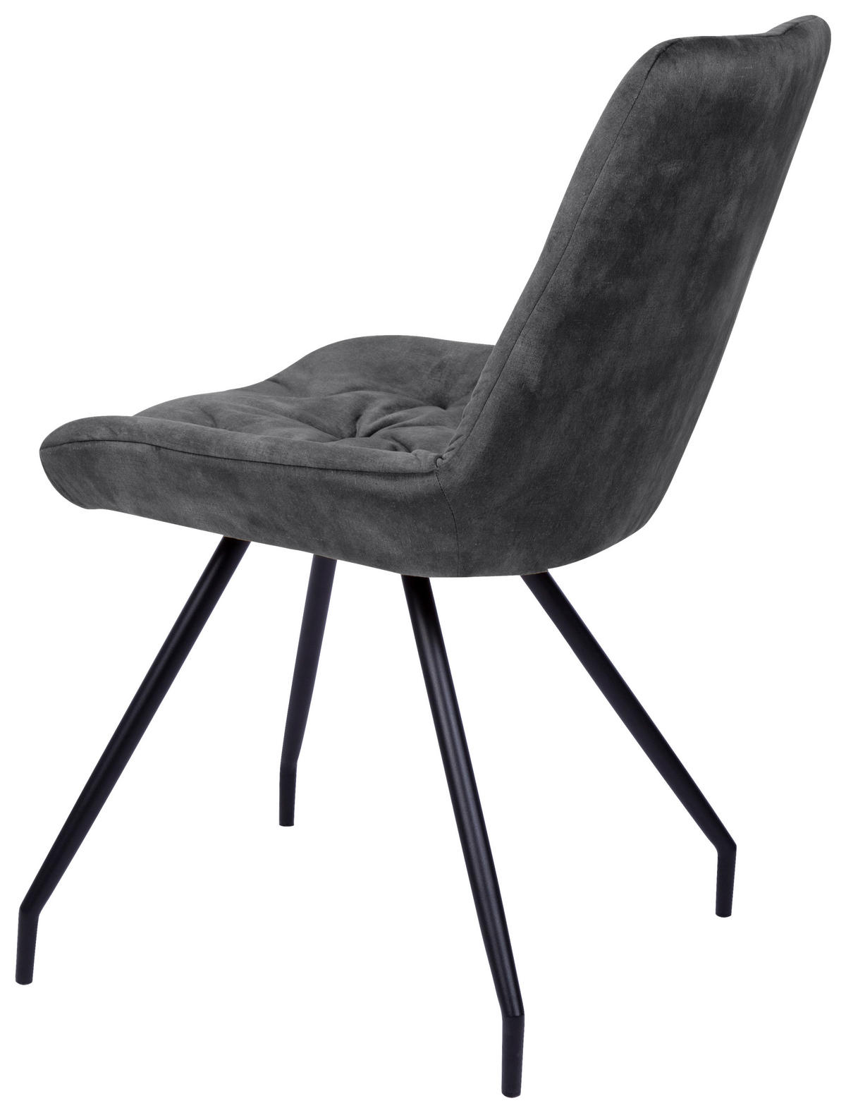ŽIDLE, šedá, černá - šedá/černá, Design, kov/textil (51/88/66cm) - Novel