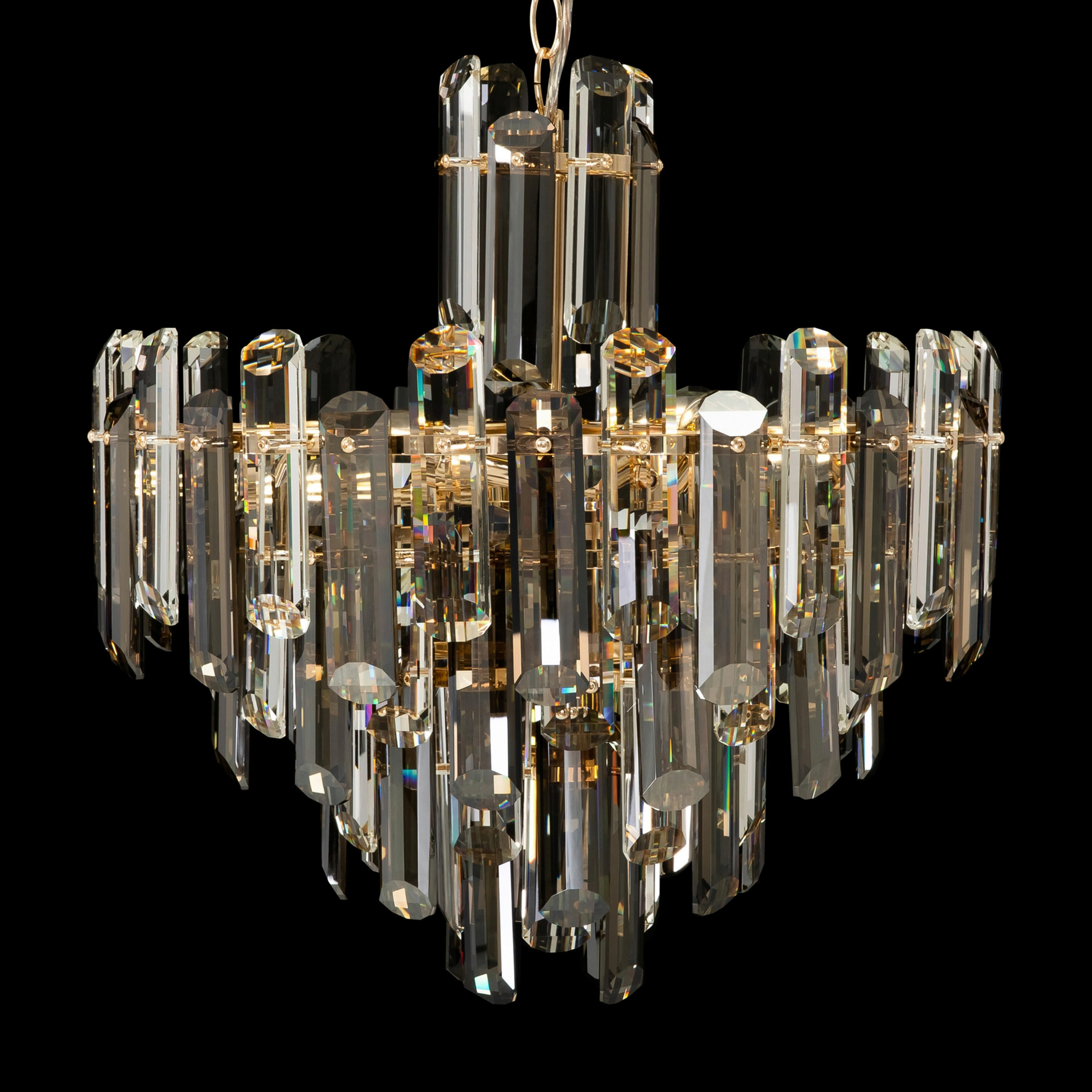 PENDELLEUCHTE  48,8/49,3/48,8 cm   - Goldfarben, Basics, Glas/Metall (48,8/49,3/48,8cm) - MAYTONI
