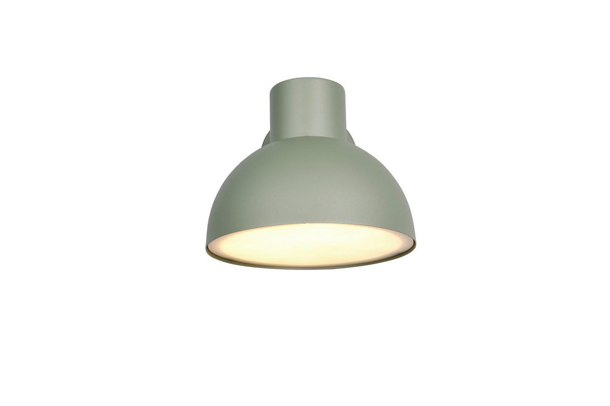 AUßENWANDLEUCHTE 24/18,5 cm   - Weiß/Grün, KONVENTIONELL, Kunststoff/Metall (24/18,5cm) - Trio Leuchten