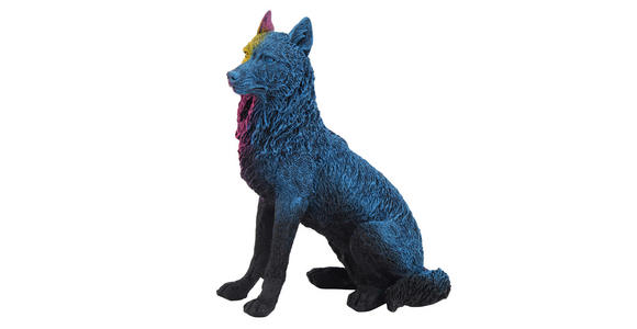 DEKOTIER - Blau/Schwarz, Trend, Kunststoff (30,5/35,5/19cm) - Ambia Home