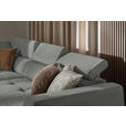 ECKSOFA in Feincord Grau  205/284 cm  - Schwarz/Grau, Design, Kunststoff/Textil (205/284cm) - Xora