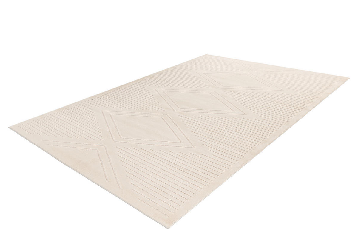 KOBEREC TKANÝ NA PLOCHO, 120/170 cm, bílá - bílá, Konvenční, textil (120/170cm)