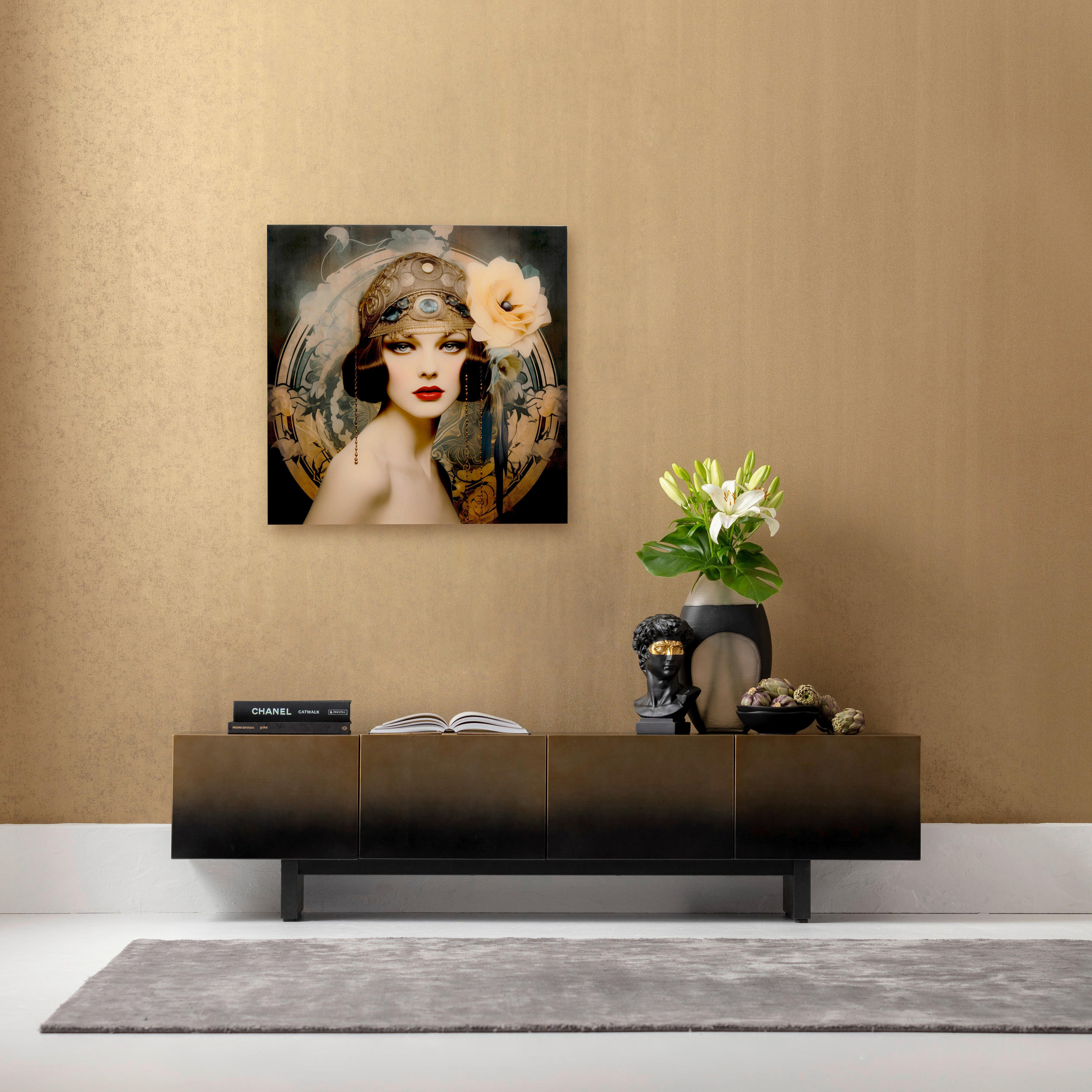 BILD  - Multicolor, Design, Glas/Kunststoff (100/100cm) - Kare-Design