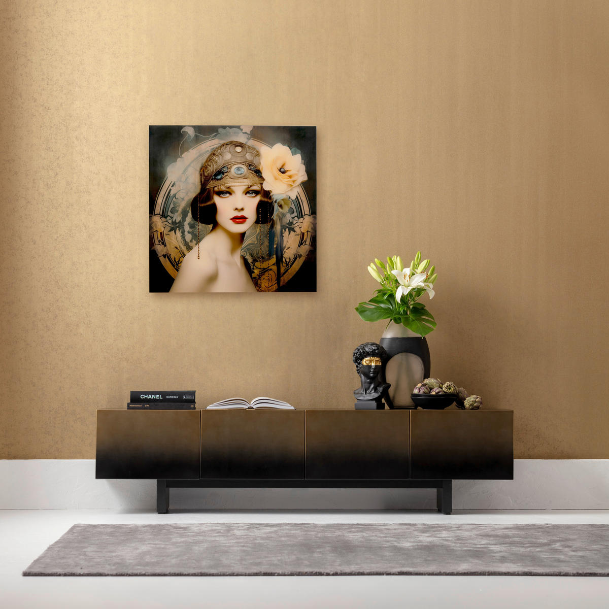 BILD  - Multicolor, Design, Glas/Kunststoff (100/100cm) - Kare-Design