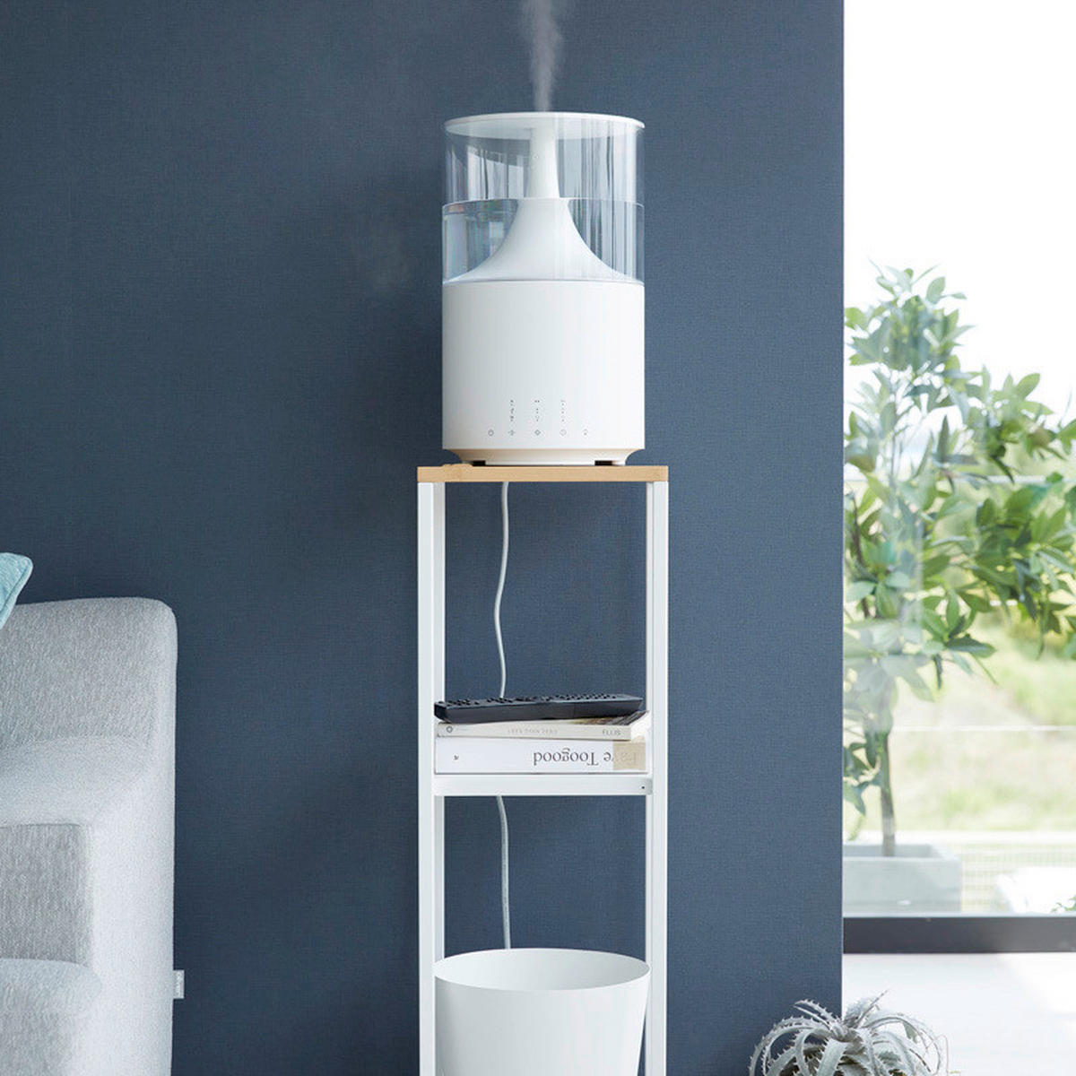 REGALKOMBINATION  Weiss  - Weiss, Basics, Holz/Metall (25cm)