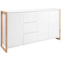 KOMMODE  in 160/88/40 cm  - Weiß/Eiche Artisan, Design, Holzwerkstoff (160/88/40cm) - MID.YOU
