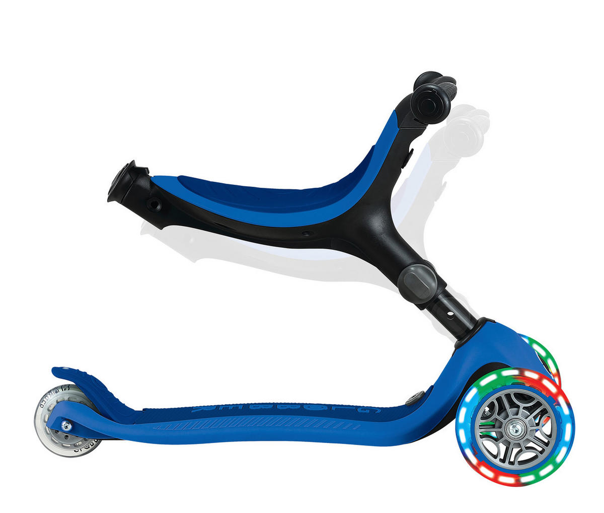 LAUFRAD GO-UP ACTIVE LIGHTS 3IN1  - Blau/Dunkelblau, LIFESTYLE, Kunststoff/Metall (67/28/95,5cm) - GLOBBER