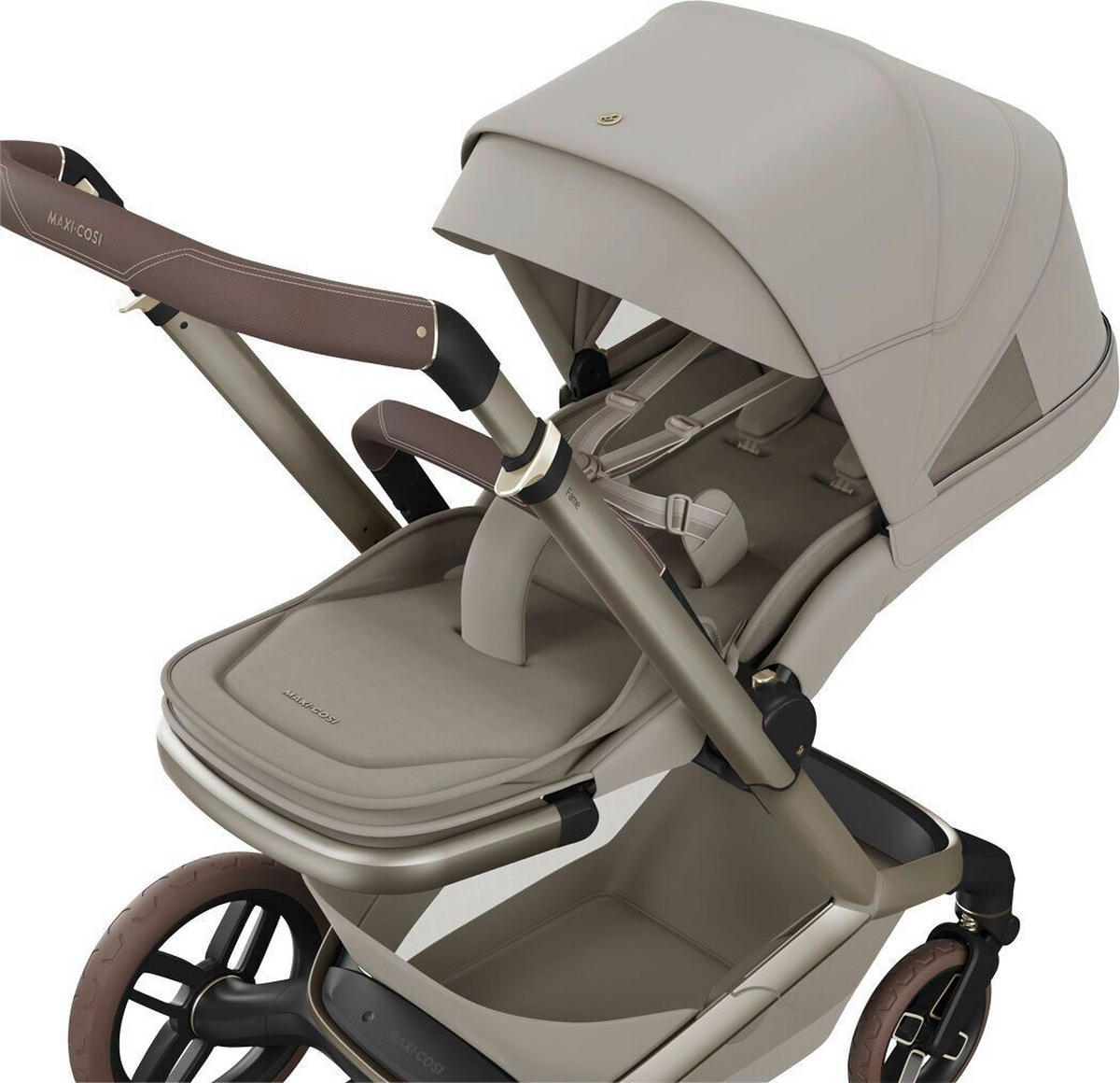 KINDERWAGEN  Fame  Sapphire Sand  - Creme, Basics, Textil (61.5cm) - Maxi-Cosi