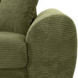 BIGSOFA  in Cord Olivgrün  - Eichefarben/Olivgrün, KONVENTIONELL, Holz/Textil (270/72/109cm) - Carryhome