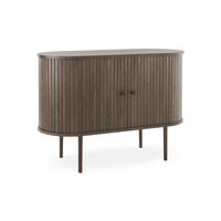 SIDEBOARD 110/76/45 cm  - mörkbrun, Design, trä (110/76/45cm) - Best Price