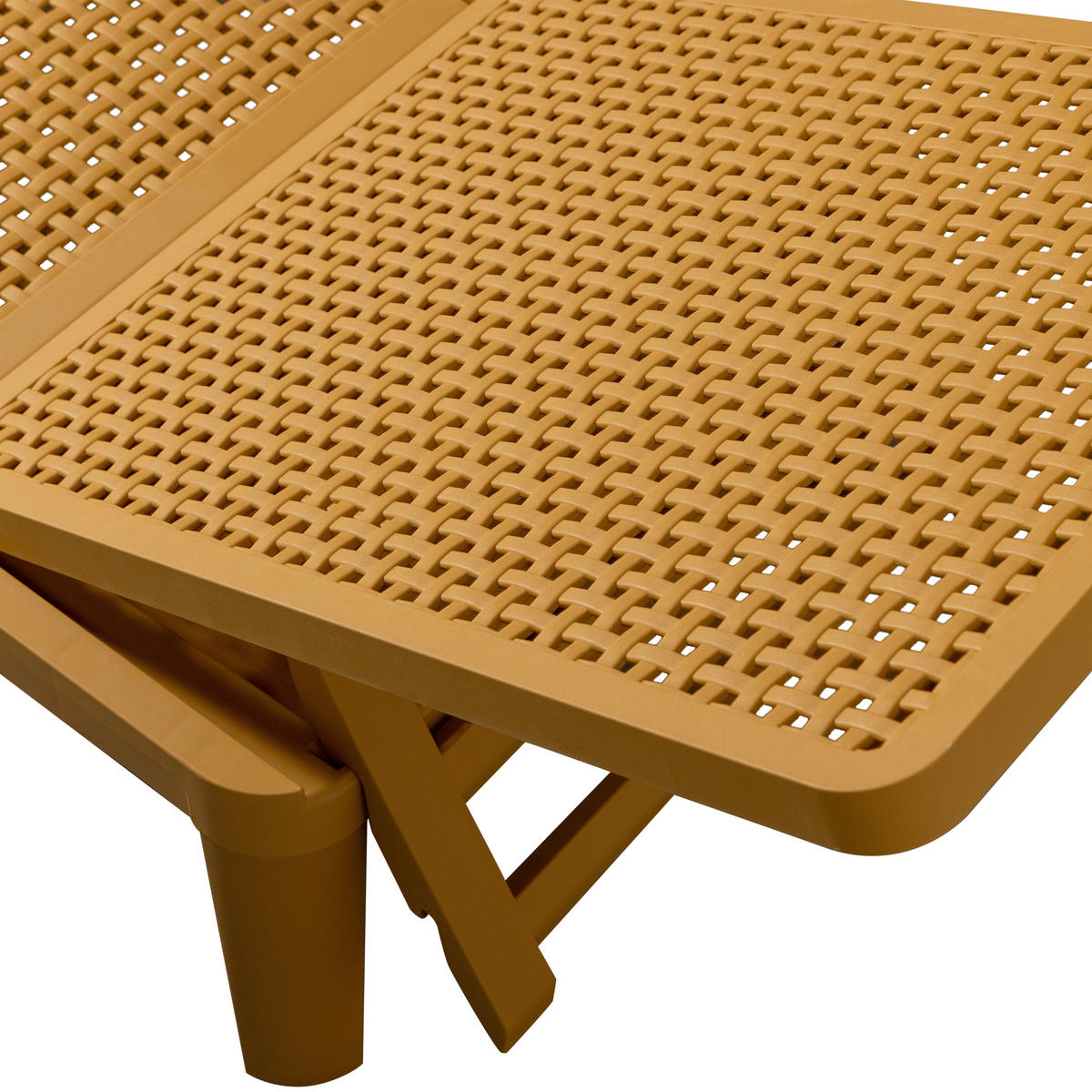 GARTENLIEGE 55/29/191 cm  - Gelb, Design, Kunststoff (55/29/191cm) - Gardenson