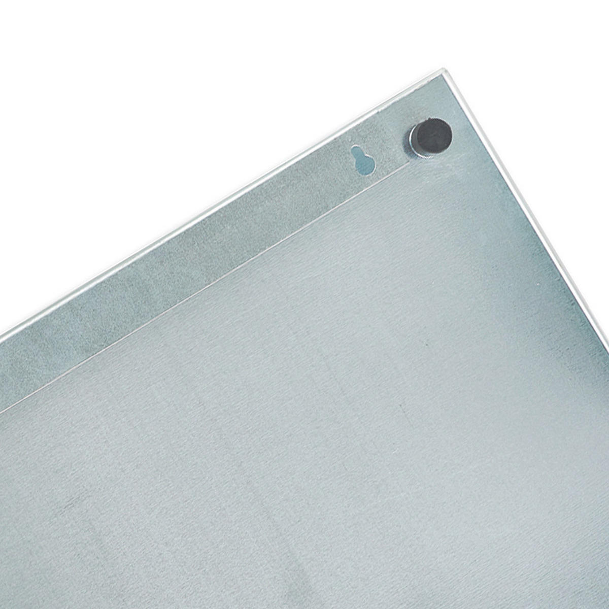 MEMOBOARD - Silberfarben/Schwarz, Basics, Glas/Metall (40/40/1.6cm) - Zeller Present