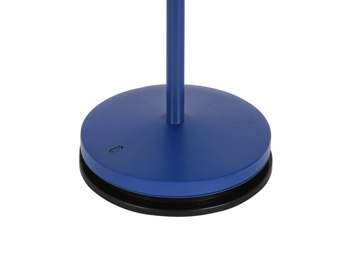 PORTABEL LAMPA 11/30 cm   - blå/svart, Trend, metall/plast (11/30cm) - Dieter Knoll