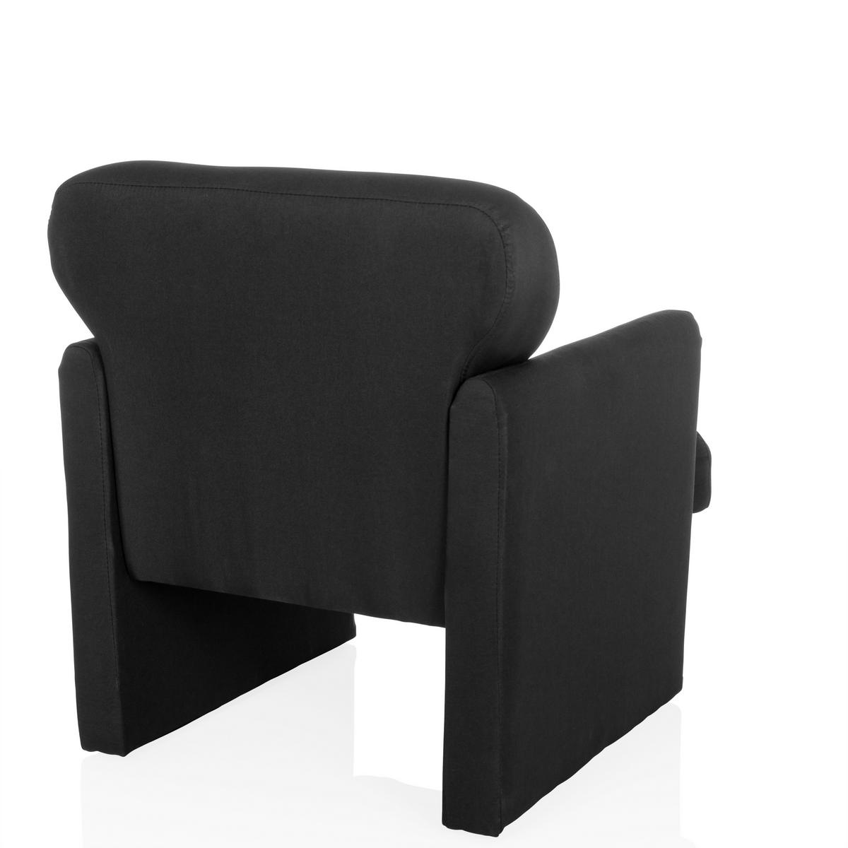 LOUNGEFÅTÖLJ  - svart, Modern, textil (66/77/74cm) - MID.YOU