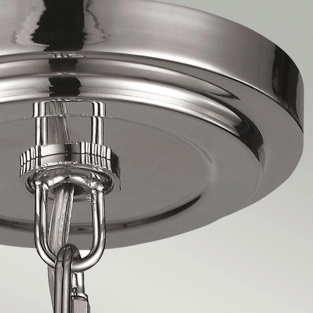 Thumbnail - Elstead Lighting Hängeleuchte Elstead Tabby, Nickel, Metall, Glas, 44.5 cm, Grüner Punkt, RoHS, Lampen & Leuchten, Innen...