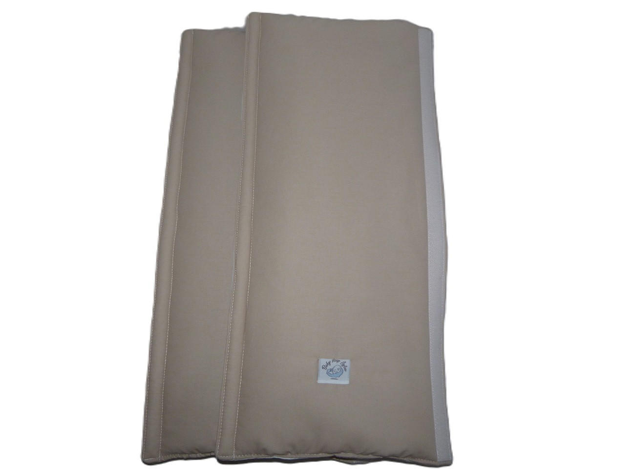 ZAŠČITNA OGRAJA ZA POSTELJICO - bež, Basics, tekstil (27/56cm)