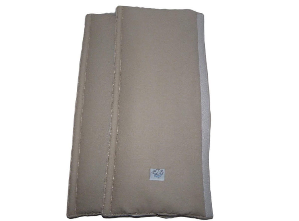 ZAŠTITNA OGRADICA ZA KREVET - bež, Osnovno, tekstil (27/56cm)