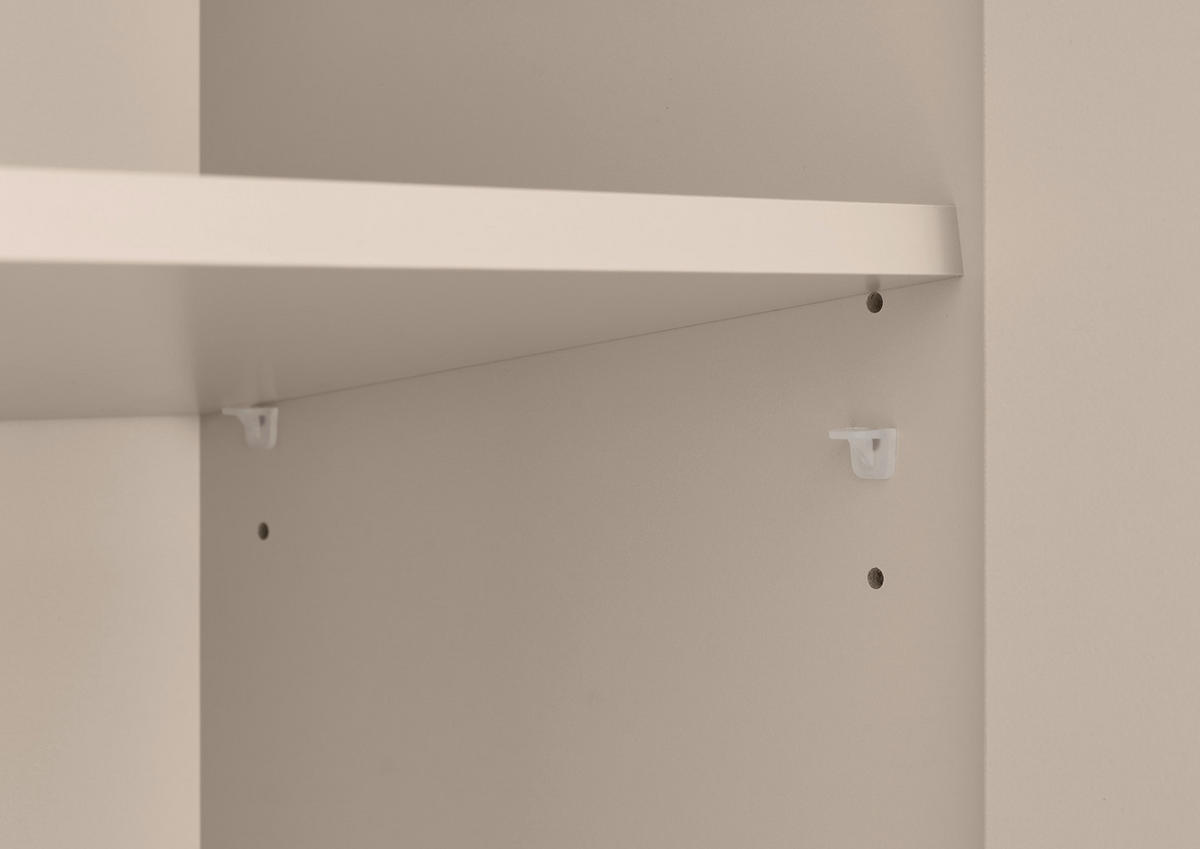 KÜCHENLEERBLOCK   in Kaschmir  - Kaschmir/Schwarz, Basics, Holzwerkstoff/Metall (180/210/60cm) - Xora