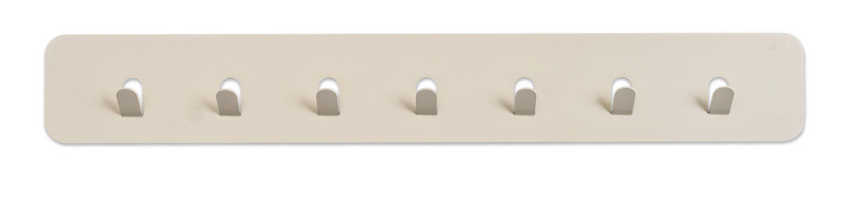 HAKENLEISTE  in Creme  - Creme, Design, Metall (70/10/3cm) - Xora