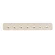 HAKENLEISTE  in Creme  - Creme, Design, Metall (70/10/3cm) - Xora