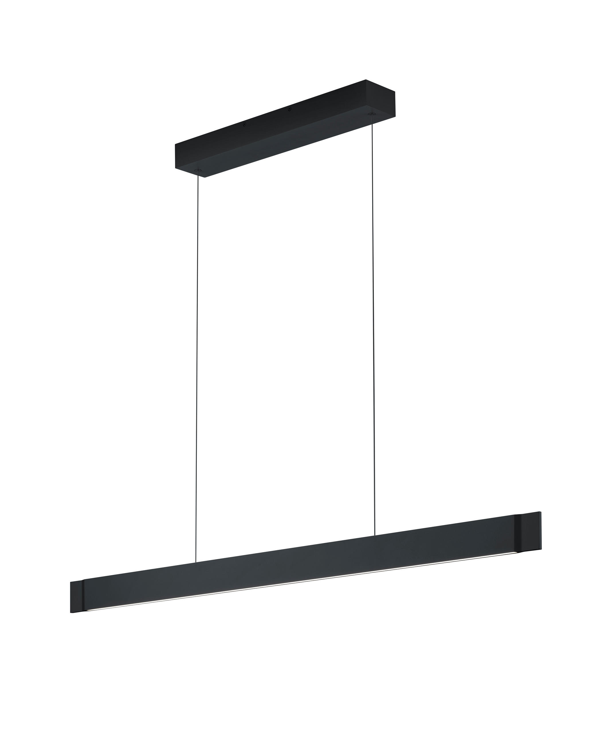 LED-HÄNGELEUCHTE 130/8,5 / 1,6/210 cm  - Schwarz, Design, Metall (130/8,5 / 1,6/210cm) - Helestra