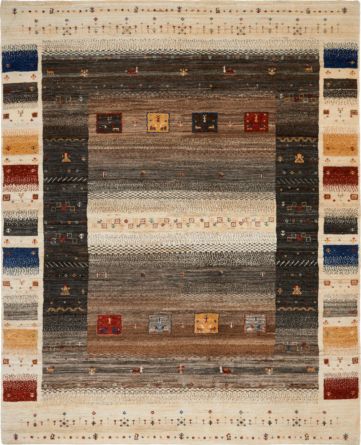 ORIENTTEPPICH 100/160 cm How Are You? Beige  - Beige, LIFESTYLE, Textil (100/160cm) - Cazaris