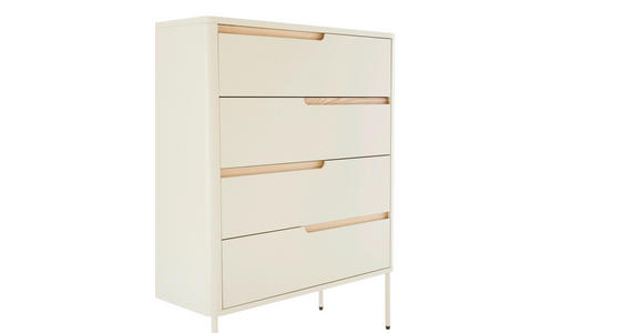 KOMMODE  in 80/105/40 cm  - Eichefarben/Grauweiß, Design, Holz/Holzwerkstoff (80/105/40cm) - Carryhome
