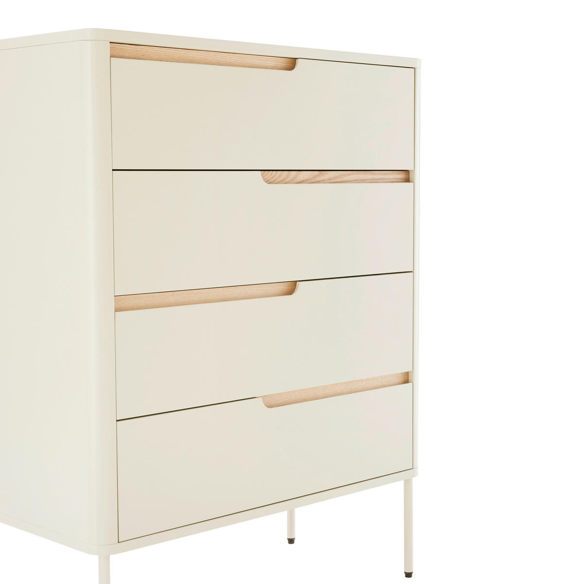 KOMMODE  in 80/105/40 cm  - Eichefarben/Grauweiß, Design, Holz/Holzwerkstoff (80/105/40cm) - Carryhome