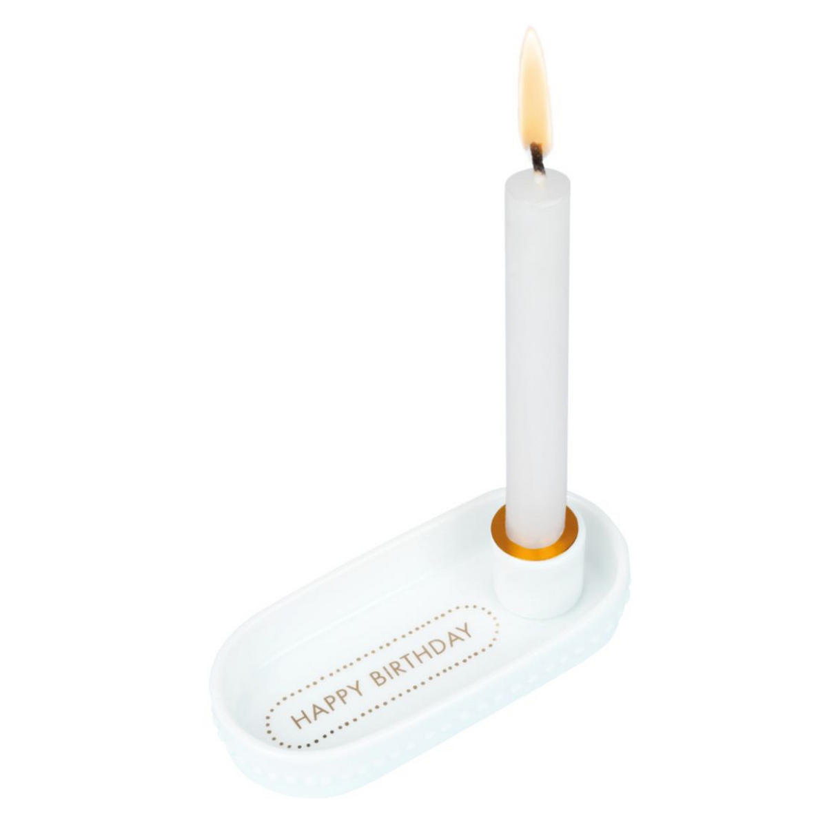 KERZENHALTER - Basics, Keramik (9,2/4,2/2cm) - Räder