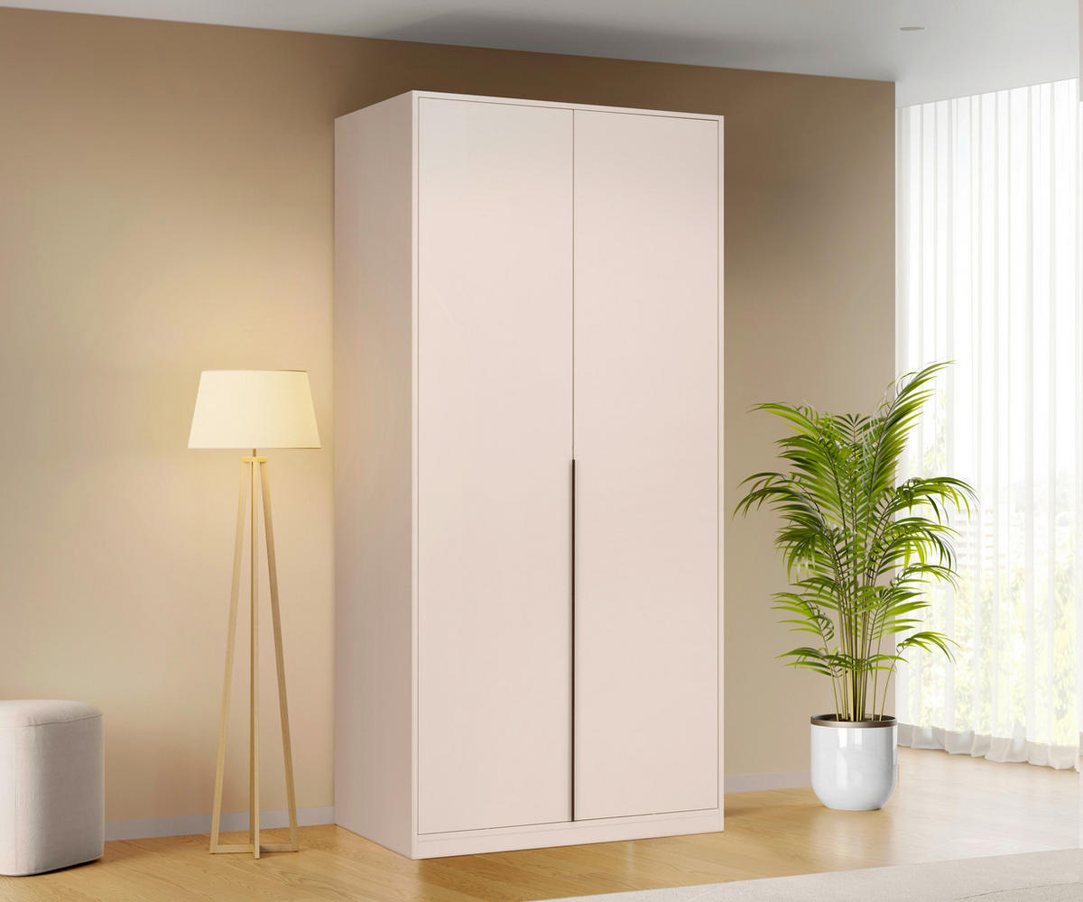 DREHTÜRENSCHRANK  in Kaschmir  - Kaschmir, MODERN, Holzwerkstoff (93/211/53cm) - MID.YOU