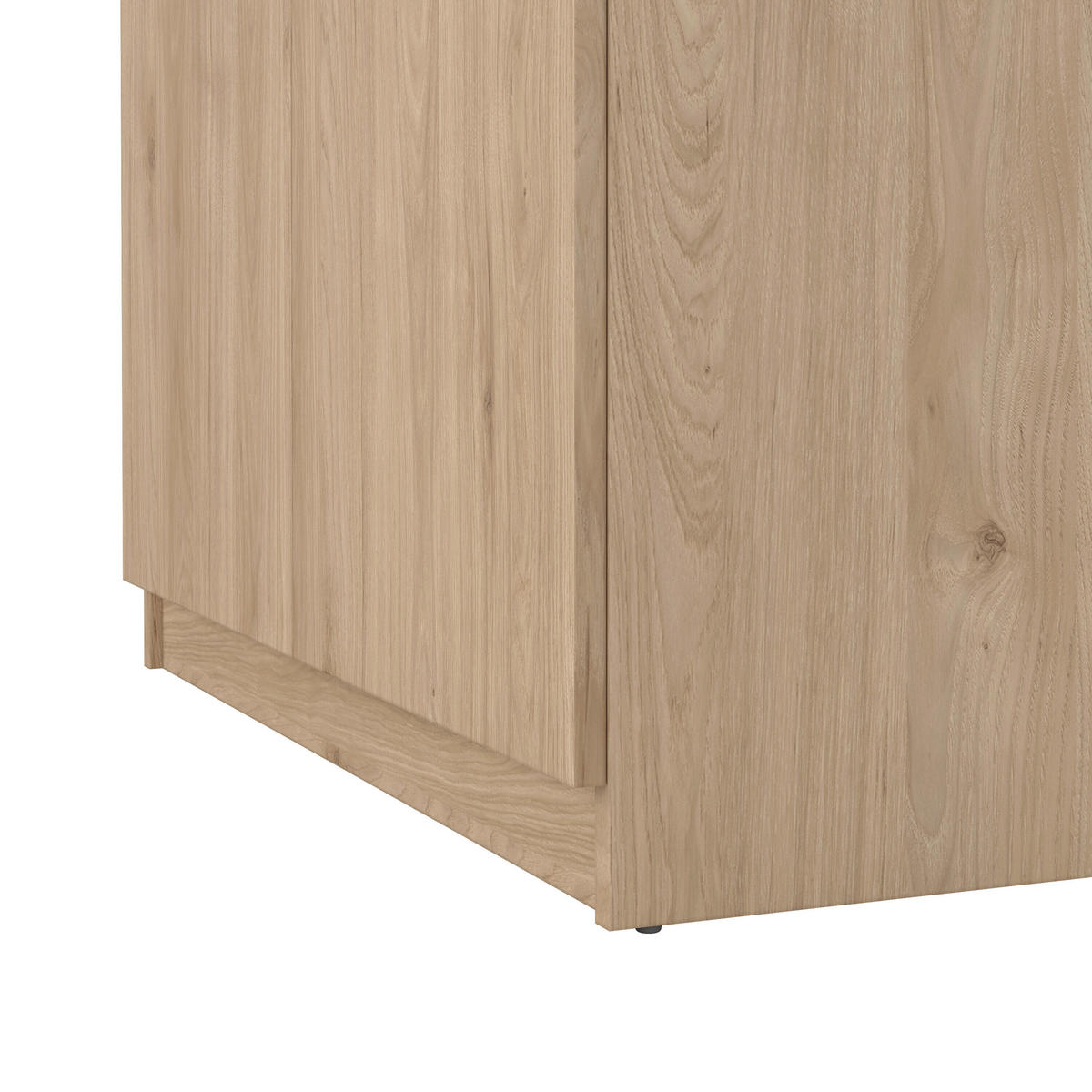 SCHUHSCHRANK Schwarz, Eichefarben  - Eichefarben/Schwarz, Design, Holzwerkstoff (80,4/191,7/40cm) - Livetastic