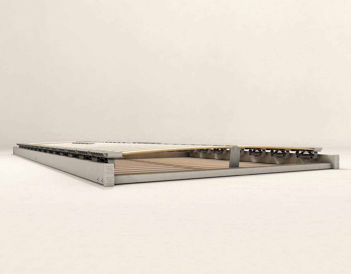 LATTENROST 90/200 cm Buche  - Birkefarben/Grauweiß, Basics, Holz (90/200cm) - Schlaraffia