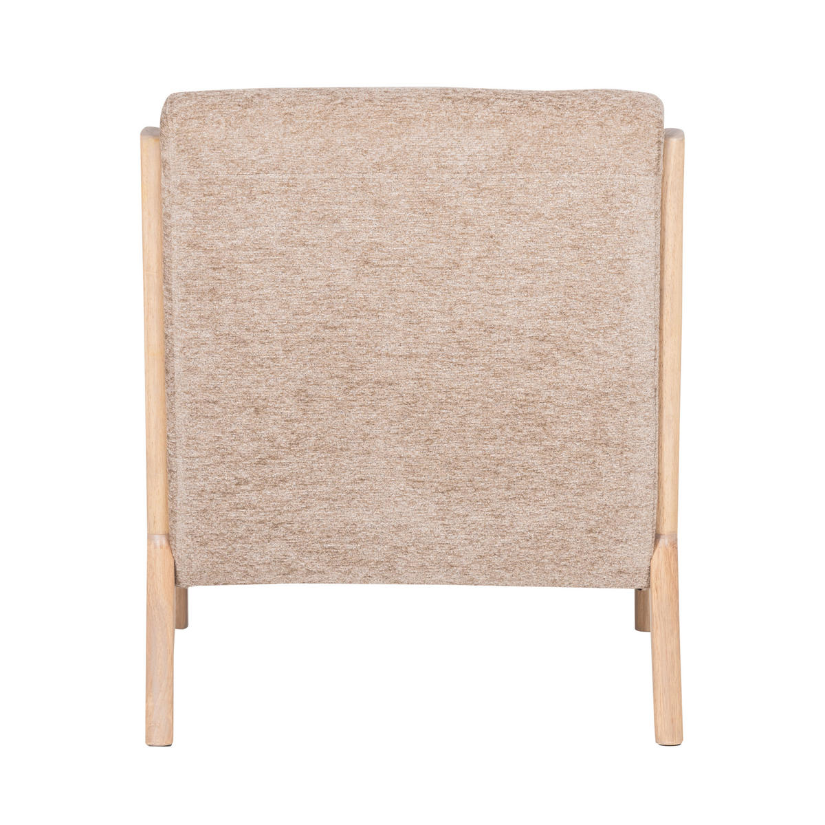 SESSEL in Chenille Sandfarben  - Sandfarben/Naturfarben, MODERN, Holz/Textil (67/75/82cm) - Livetastic