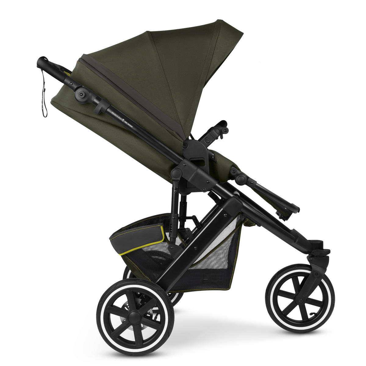 JOGGER Salsa 5 Run  - Schwarz/Olivgrün, Basics, Textil/Metall (65/122/95cm) - ABC Design