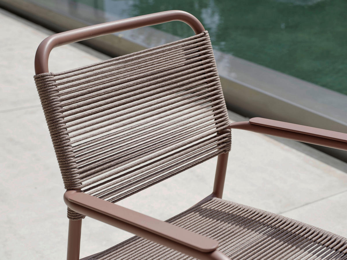 STAPELSESSEL Aluminium Terracotta  - Terracotta, Basics, Kunststoff/Metall (61/89/59cm) - Stern