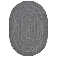 OUTDOORTEPPICH 160/230 cm Luzern Oval Grau, Anthrazit  - Anthrazit/Grau, Basics, Textil (160/230cm) - Ambia Garden