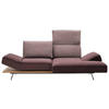 ECKSOFA in Flachgewebe Rosa  - Chromfarben/Rosa, Design, Holz/Textil (240/132cm) - Koinor