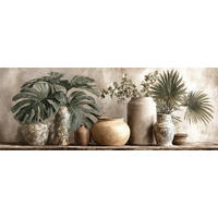 LEINWANDBILD Stillleben, Pflanzen 30/80 cm  - Multicolor, Basics, Holz/Papier (30/80cm) - Euroart