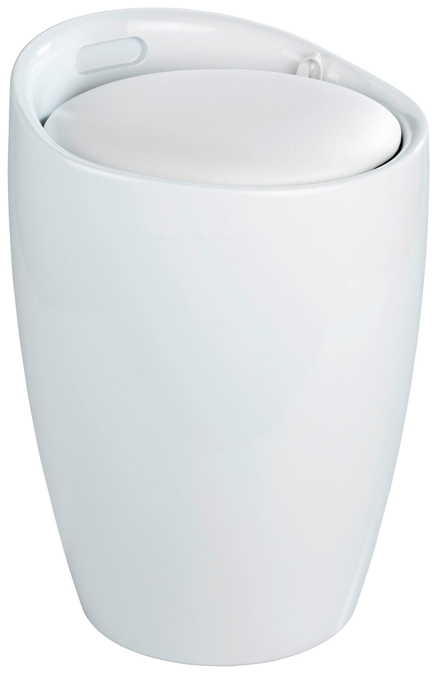 WÄSCHETONNE - Weiß, Basics, Kunststoff (36/50,5/36cm) - Wenko