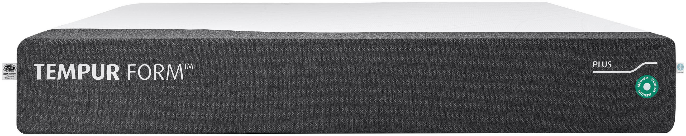 Thumbnail - Tempur Matratze Form Plus-Medium, Anthrazit, Weiß, Textil, Füllung: Viskoelastischer Kern, rechteckig, 180x200 cm, Über-...