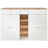 SCHUHSCHRANK 148/103/38 cm  - Silberfarben/Schwarz, Design, Holzwerkstoff/Kunststoff (148/103/38cm) - Xora