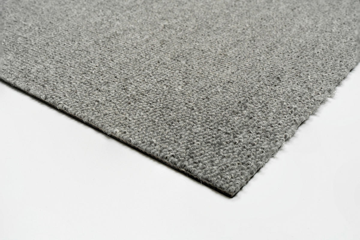 TEPPICHFLIESE Astra Stripe 74 50/50 cm  in Hellgrau  - Hellgrau, Basics, Textil (50/50cm)