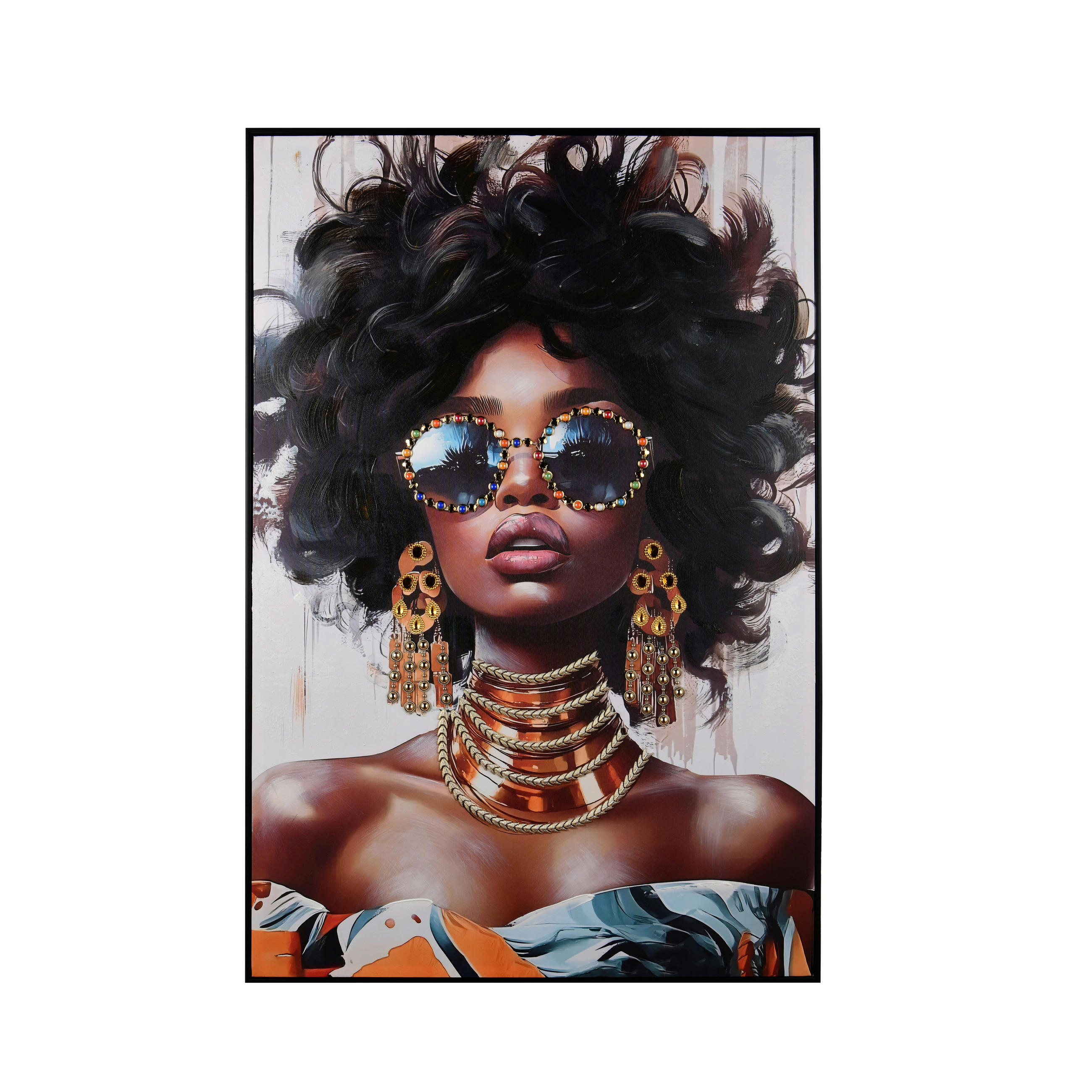 BILD Frauen Multicolor  - Multicolor/Schwarz, Design, Kunststoff (82/122/4cm)