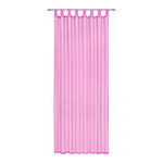 SCHLAUFENVORHANG transparent  - Pink, Basics, Textil (140/245cm) - Boxxx