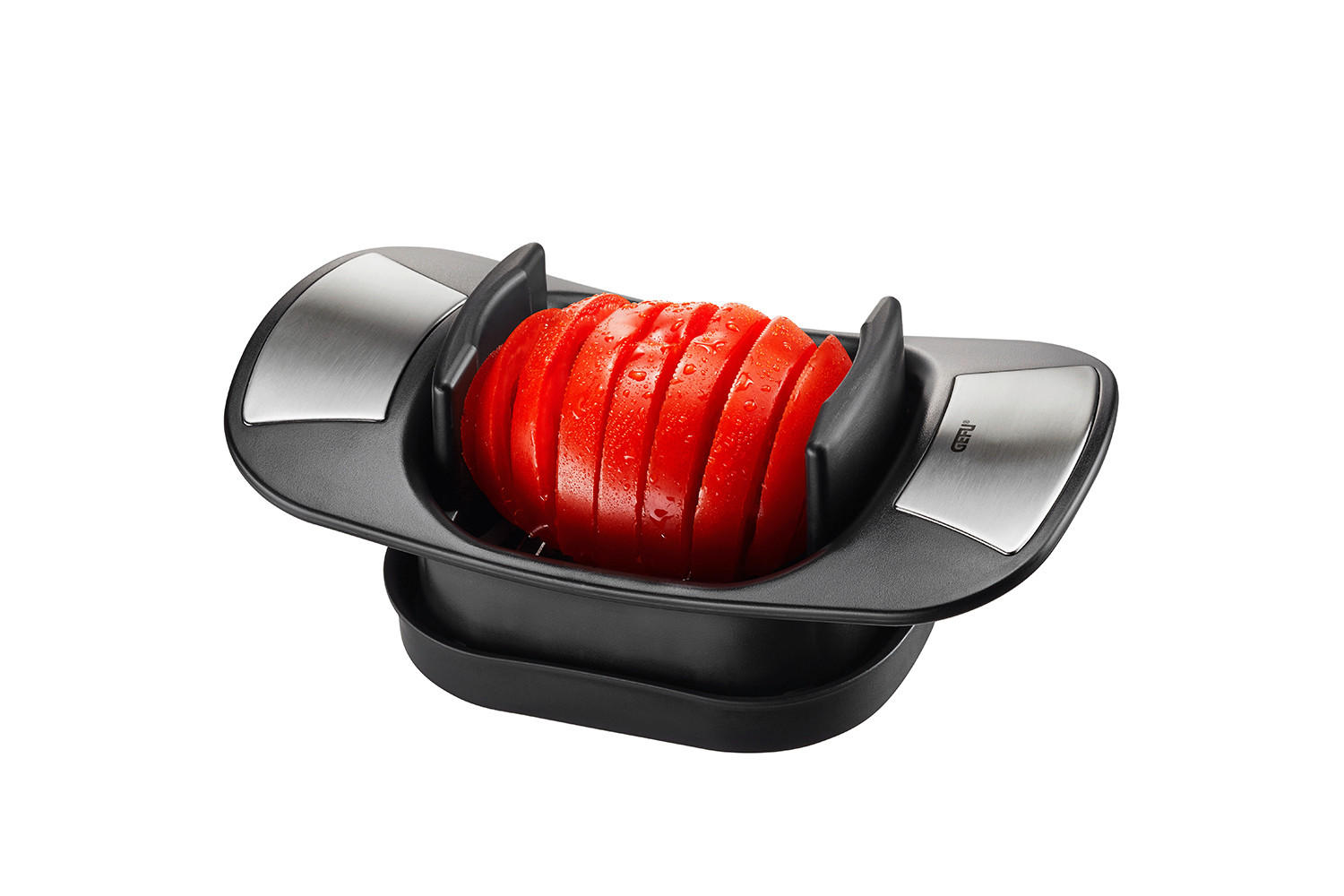 SCHEIBENSCHNEIDER - Edelstahlfarben/Schwarz, Basics, Kunststoff/Metall (20,4/11,8/7,5cm) - Gefu